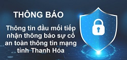 Công khai thông tin đầu mối ƯCSC